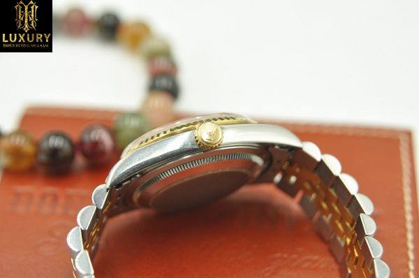 Đồng hồ Rolex 5 số đời cuối 16233 demi vàng 18k mặt 3D - HT Luxury
