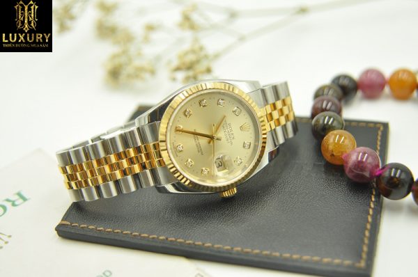 Đồng hồ Rolex Datejust 116233 demi vàng đúc 18k seri D - HT Luxury