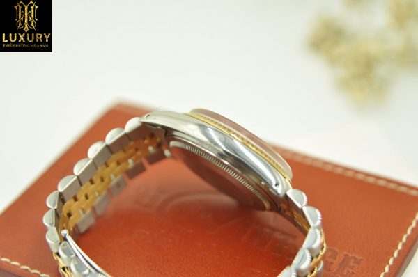 Đồng hồ Rolex Datejust 16013 demi tia vàng đúc 18k - HT Luxury