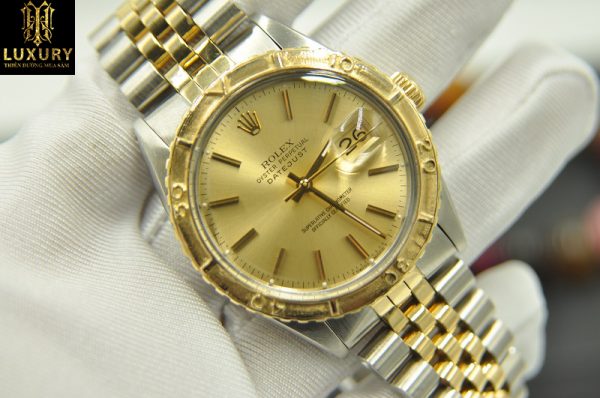 Đồng hồ Rolex Datejust 16253 demi vàng đúc 18k chính hãng - HT Luxury
