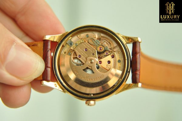 Đồng hồ Omega Constellation bát úp vàng hồng đúc 18k