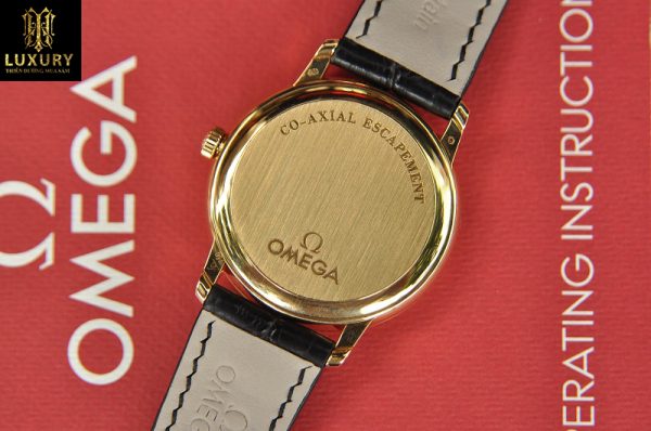 Đồng hồ Omega De Ville 4614.30.02 mặt size 39mm vàng đúc 18k