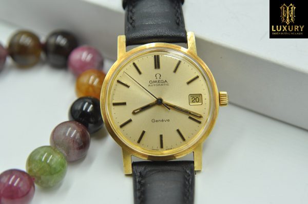 Đồng hồ Omega Geneve vàng đúc 18k chính hãng Thụy sỹ