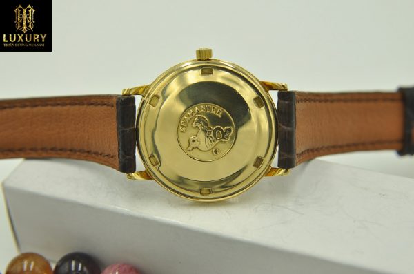 Đồng hồ Omega Seamaster Deville mặt sớ 3D vàng 18k chính hãng