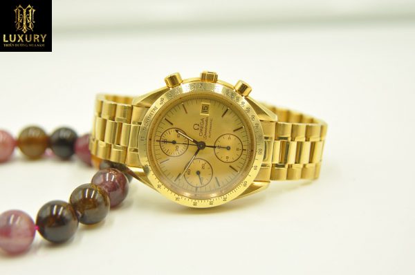 Đồng hồ Omega Speedmaster vàng đúc nguyên khối 18k - HT Luxury