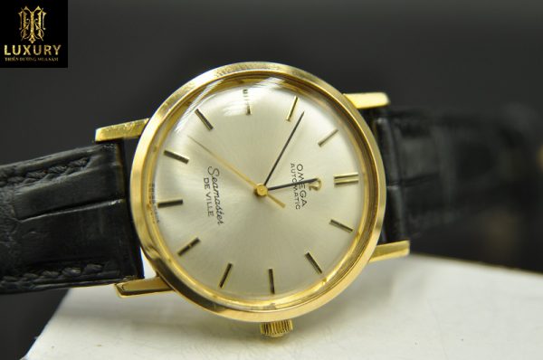 Đồng hồ Omega Seamaster Deville Vintage 18k gold nguyên zin 100%
