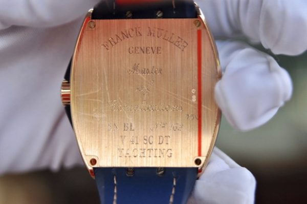 Đồng hồ Franck Muller nam Vanguard V41 Yachting vàng đúc 18k nguyên khối