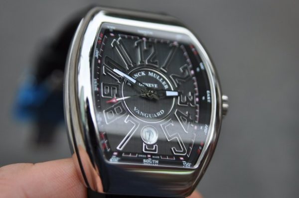 Đồng hồ Franck Muller Vanguard V41 SD Stell mặt đen new 2018