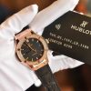 Đồng hồ Hublot Classic Fusion Black King vàng hồng 18k niềng kim cương