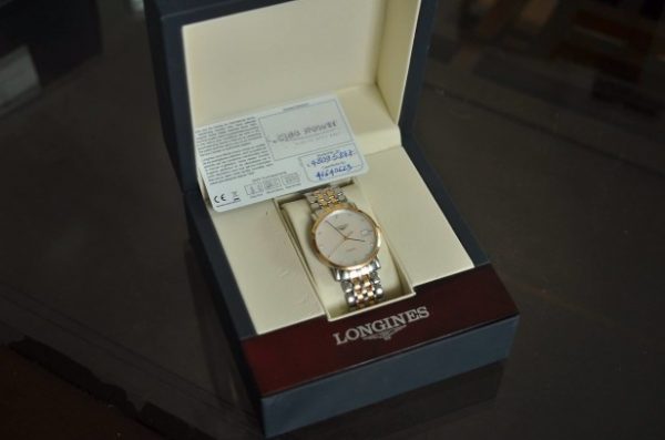 Đồng hồ Longines Elegant Collection L48095877 mặt khảm đính kim cương