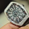 Đồng hồ nam Franck Muller Vanguard V41 mặt đen số kim cương