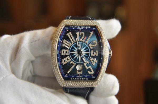 Đồng hồ nam Franck Muller Yachting V41 kim cương full box