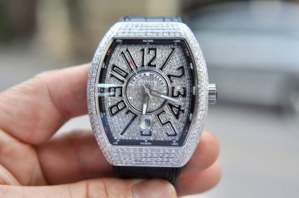 Đồng hồ Frank Muller Vanguard V41 Full kim cương chính hãng
