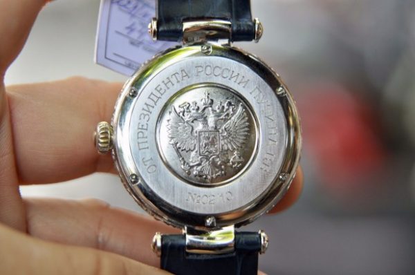 Đồng hồ Nga President chữ ký Putin bạc đúc 925 chạm thủ công