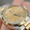Đồng hồ Rolex 18239B Day Date mặt vi tính đính kim cương vàng 18k