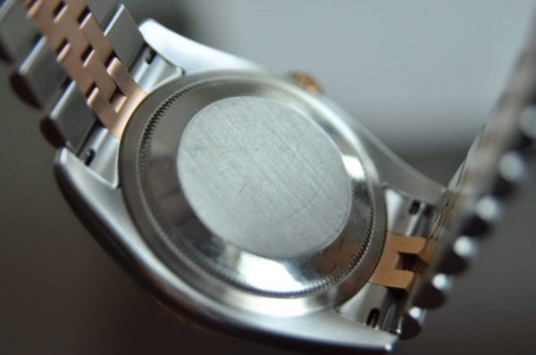 Đồng hồ Rolex 116231 Datejust demi vàng 18k mặt phấn hồng