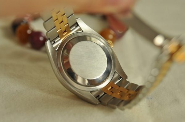Đồng hồ Rolex 116233 demi vàng 18k mặt vi tính trắng kim cương to