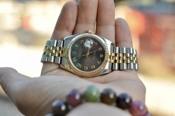 Đồng hồ Rolex Datejust 116233 mặt vi tính demi vàng đúc 18k