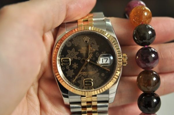 Đồng hồ Rolex Datejust 116233 demi 18k mặt socola chính hãng Thụy Sĩ