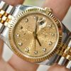 Đồng hồ Rolex Datejust 116233 demi vàng đúc 18k cọc kim cương