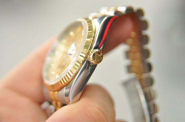 Đồng hồ Rolex Datejust 116233 demi vàng đúc 18k cọc kim cương
