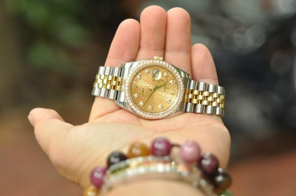 Đồng hồ Rolex Datejust 116243 mặt vi tính đính kim cương zin